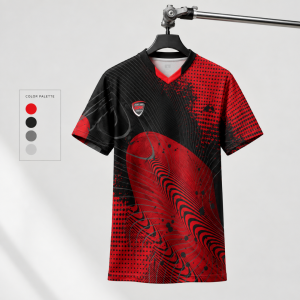 Jersey Olahraga Lengan Pendek Inferno