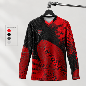Jersey Olahraga Lengan Panjang Inferno