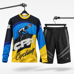 Set Jersey Sepeda MTB Downhill Motion X + Celana Sepeda MTB Optimus