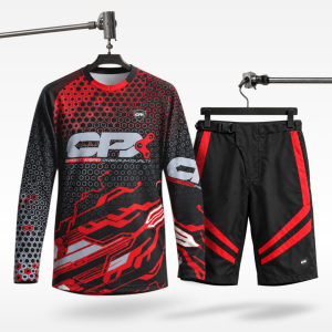 Set Jersey Sepeda MTB Downhill Raptor + Celana Sepeda MTB Optimus