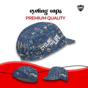 Topi Sepeda Santai Biru