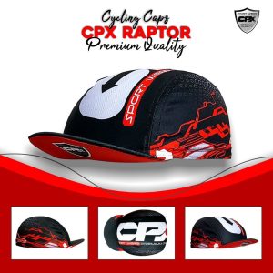 Topi Sepeda Santai Merah