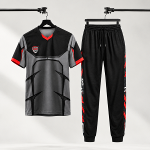 Set Jersey Olahraga Lengan Pendek Venom + Celana Training Don't Quit
