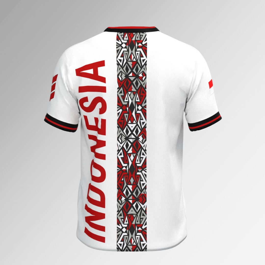 Jersey Olahraga Lengan Pendek Heritage White - Gambar 6